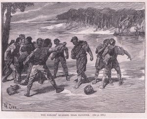 The Sailors Quarrel Near Bayonne AD 1292